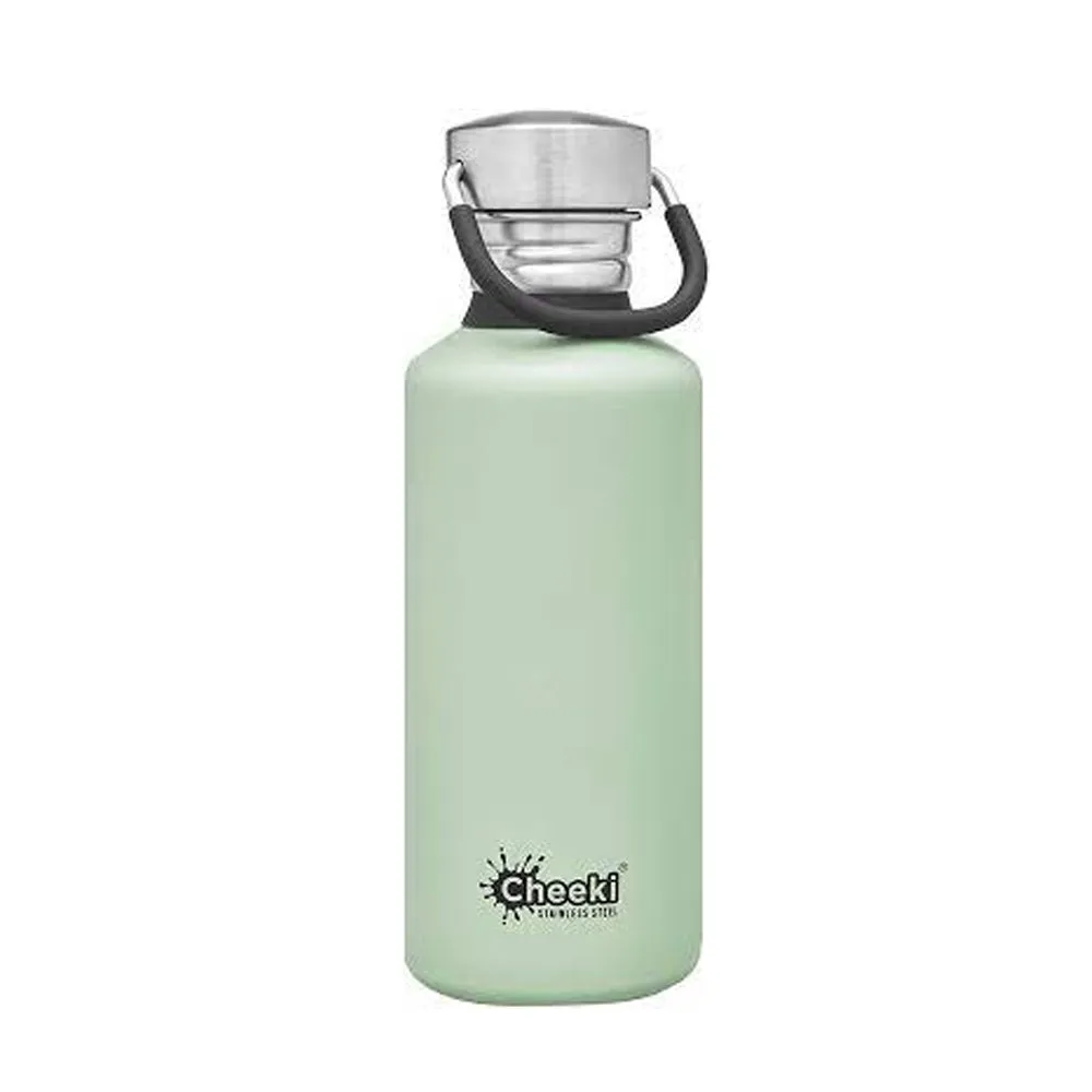 Cheeki Classic Single Wall Water Bottle - Pistachio