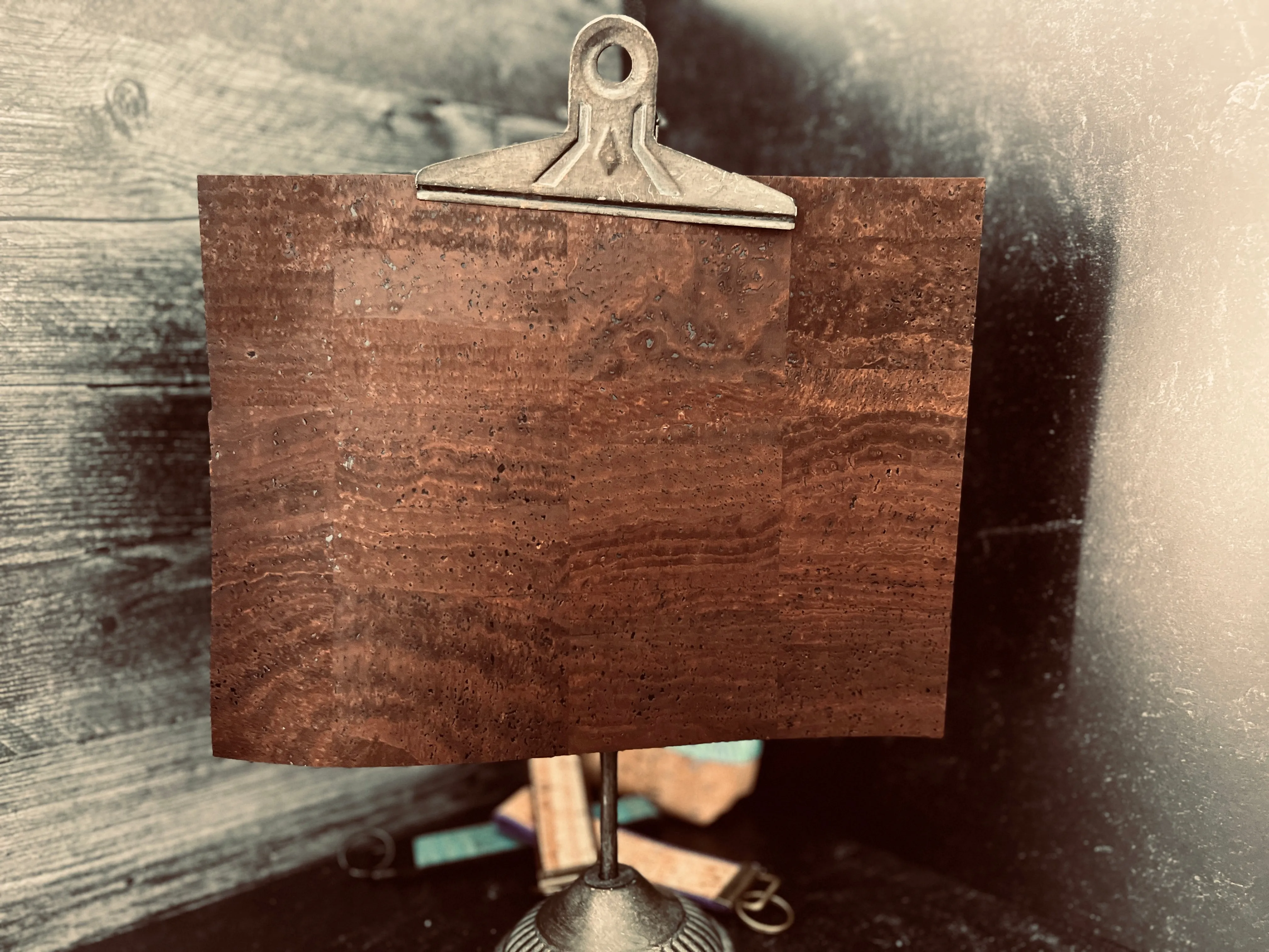 Cork Fabric in Surface Brown