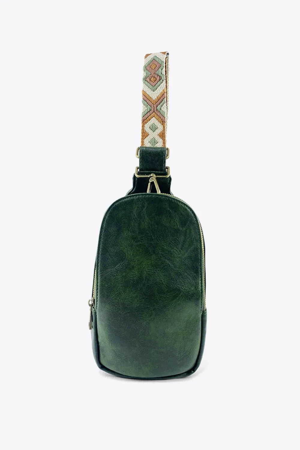 Quinn™ | Adjustable Strap Leather Sling Bag
