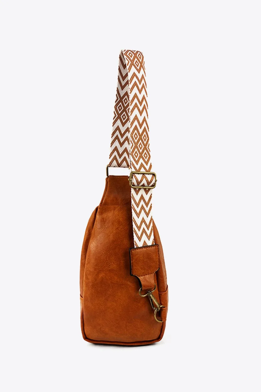 Quinn™ | Adjustable Strap Leather Sling Bag