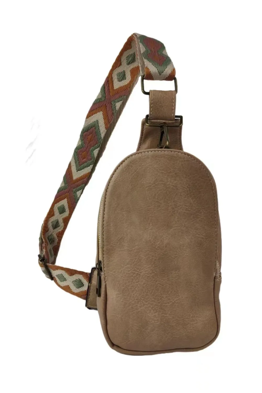 Quinn™ | Adjustable Strap Leather Sling Bag