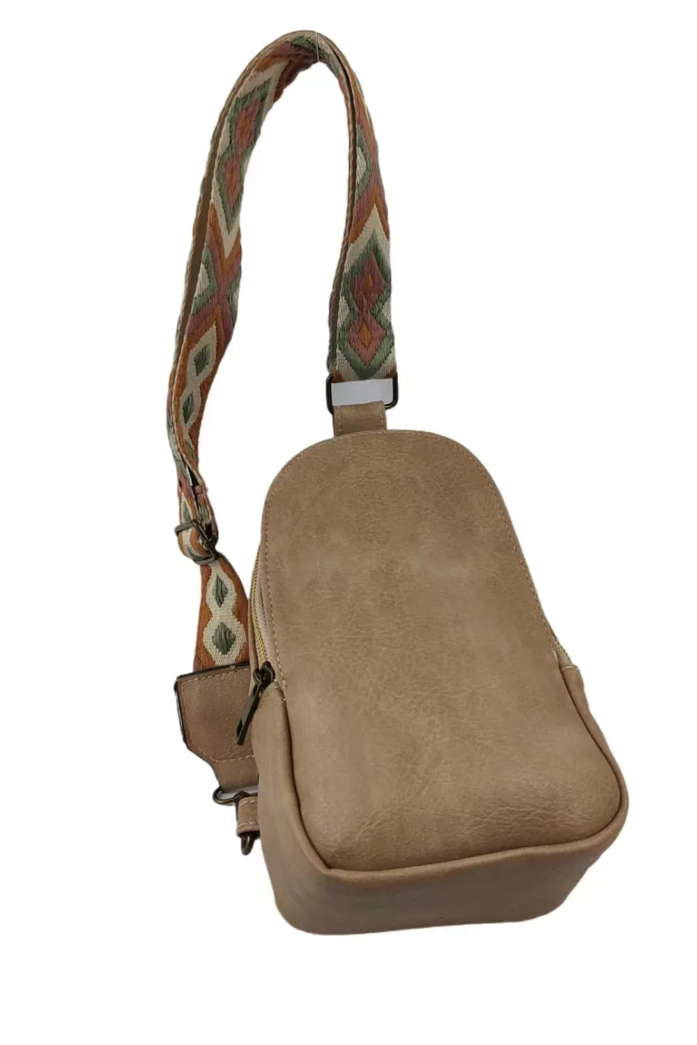 Quinn™ | Adjustable Strap Leather Sling Bag