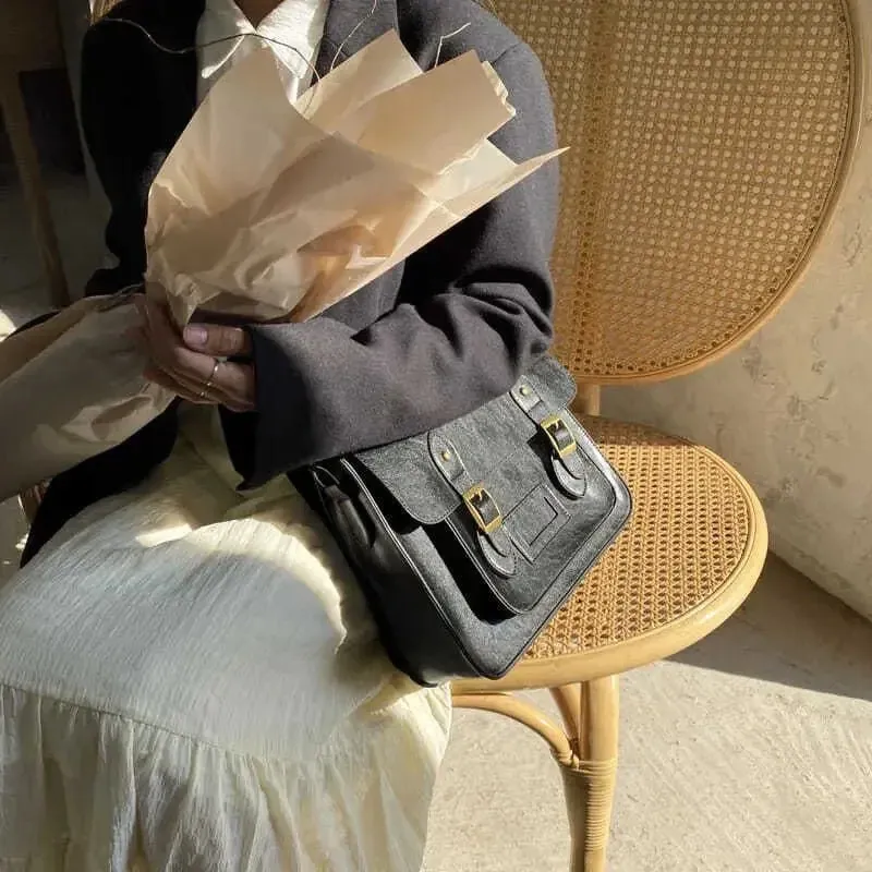 TAVIMART  -  High-capacity Japanese Students Crossbody Handbag Fashion Vintage Women Backpacks Preppy Y2k Aesthetic Streetwear Messenger Bags