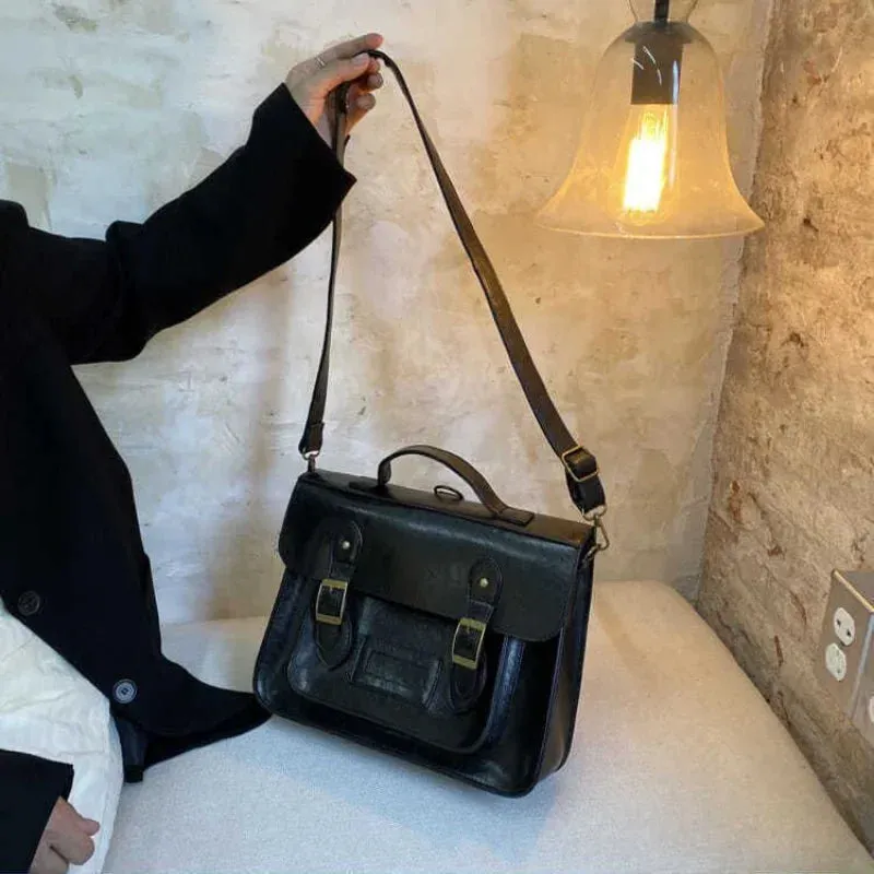 TAVIMART  -  High-capacity Japanese Students Crossbody Handbag Fashion Vintage Women Backpacks Preppy Y2k Aesthetic Streetwear Messenger Bags